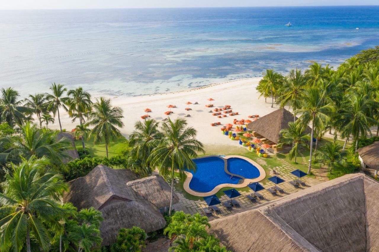 Oceanica Resort Panglao, Bohol Εξωτερικό φωτογραφία Aerial view of the beach at the resort