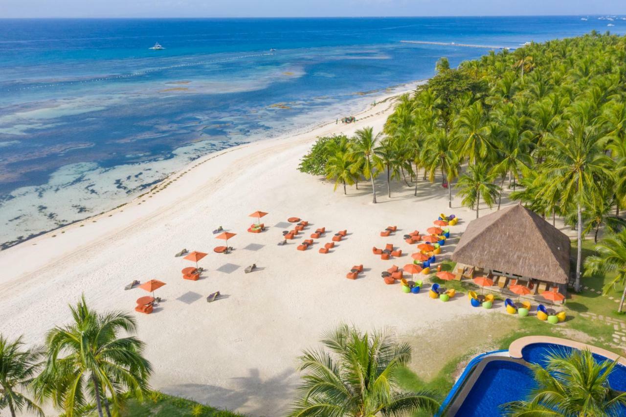 Oceanica Resort Panglao, Bohol Εξωτερικό φωτογραφία Aerial view of the beach at the resort